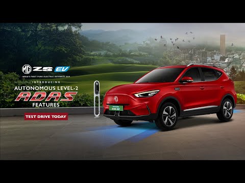 Introducing MG ZS EV with Autonomous Level-2 (ADAS) | Exclusive Pro | #EVingIsLiving