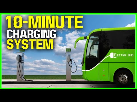 Demonstration Project for Electric Bus Featuring Super-Rapid 10-Minute Charging System