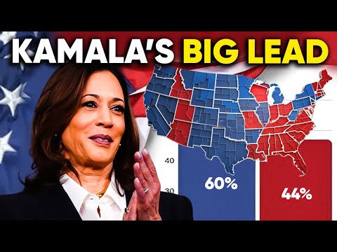 Kamala Harris SKYROCKETS In SHOCKING NEW 2024 Election Polls ALL 50 STATES Map Projection