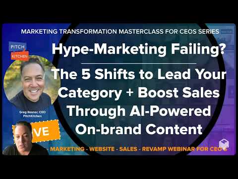 Hype-mktg failing? 5 Shifts to Lead Your Category + Boost Sales Through AI-Powered On-brand Content