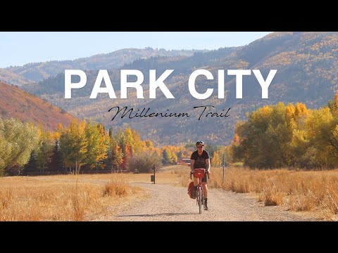 Biking the Millenium Trail in Park City, Utah