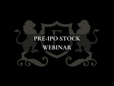 Pre-IPO Stock Webinar