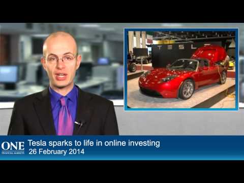 Tesla sparks to life in online investing