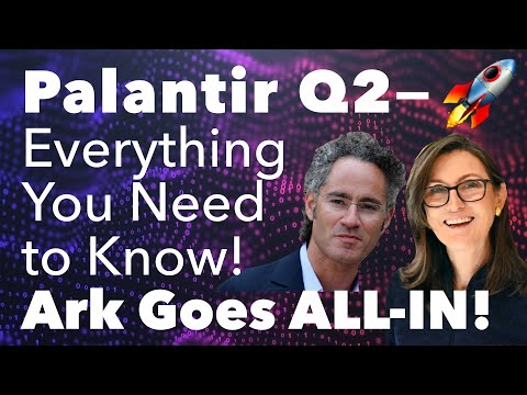 Palantir Q2 Earnings Explained: Ark Invest Goes ALL-IN, PLTR Rises | Quarter High-Level Overview