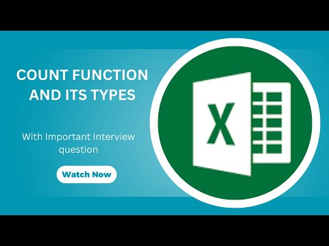 &quot;Master Excel COUNT Functions: Unlock Hidden Data Insights &amp; Boost Your Spreadsheet Skills!&quot;