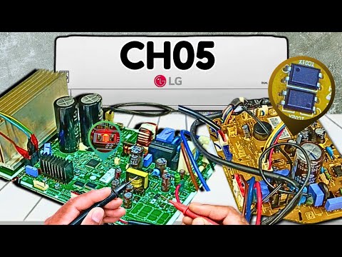 LG Mini Split AC CH05 Error Fix! Surprising Circuit Board Repair