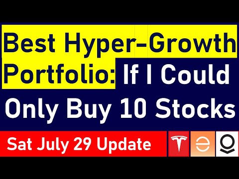 Best Hyper-Growth Stock Portfolio: What If I Could Only Buy 10 Stocks? (MY FAVORITE STOCKS REVEALED)