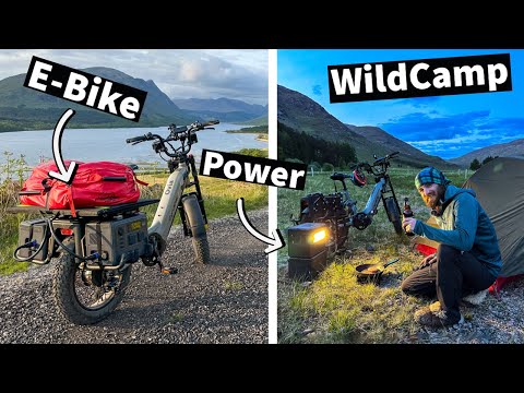 Cyrusher E-bike And Powerbank: Wildcamp Scotland Adventure