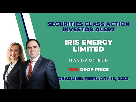 110% Collective Loss | IREN STOCK NEWS | Iris Energy Limited Securities Class Action Lawsuit #IREN