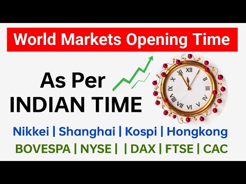 World Stock Market Timings per Indian Time | Share Tips by madhup in hindi #worldstockmarket