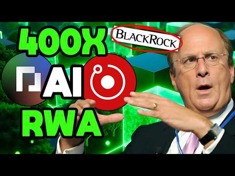 Top 10 RWA And AI Crypto Altcoins To 50X-400X By 2025 (BLACKROCK &amp; GRAYSCALE INVESTMENT!)