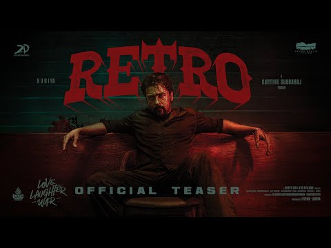 RETRO - Title Teaser | Suriya | Karthik Subbaraj | Pooja Hegde | Santhosh Narayanan