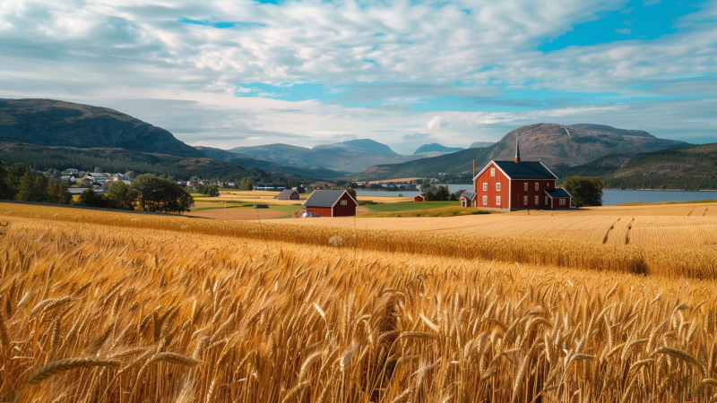 Norge Øker Kornlagring for Å Sikre Matforsyning