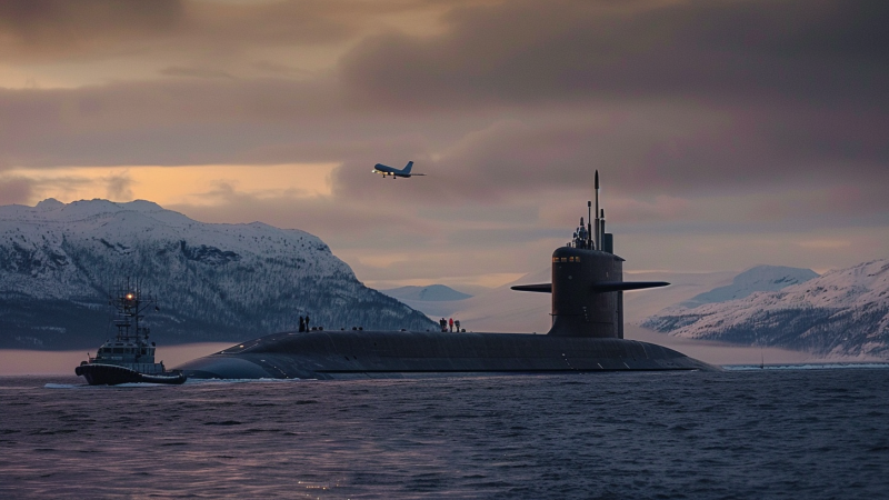 Amerikansk Atomubåt Overflater i Norskehavet: En Strategisk Markering