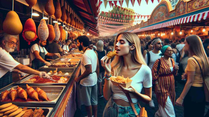 Yerel Bir Gıda Festivalinde Lezzetli İkramları Keşfetmek