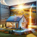 A high-definition, realistic presentation showcasing the sun's rays hitting a solar panel on the rooftop of a modern house, situated in a vibrant countryside landscape. The rays can be seen transforming into flowing electricity. Close by, an informational sign is visible, enlightening viewers on the mechanism of solar power generation, from the collection of sunlight to conversion into usable energy. The theme behind the image seems to question - Are You Missing Out on the Sun's Free Energy? Discover How Solar Power Really Works.