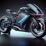 Generate a high-definition, realistic image of an innovative electric motorcycle design. This next-level bike features futuristic styling, sleek aerodynamic lines, integrating cutting-edge technology. Its body is slim and streamlined, with vivid color accents. The motorcycle has a comfortable, compact cockpit and a large, backlit digital display. Alloy wheels and robust, grippy tires ensure a smooth ride. Please note that the final design is conceptual and should not reference any specific brand or model.