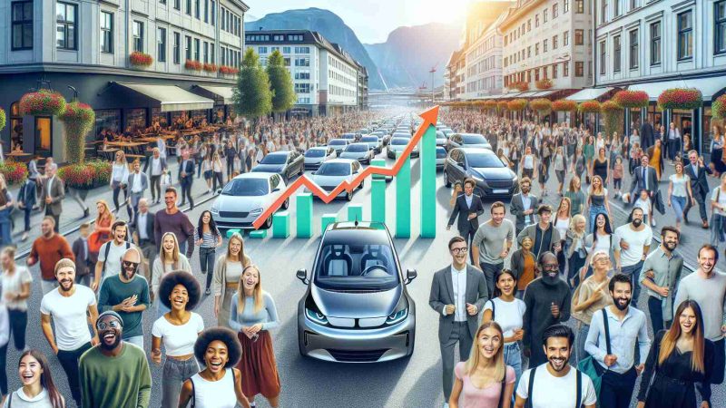 Le vendite di auto elettriche norvegesi aumentano a settembre 2024