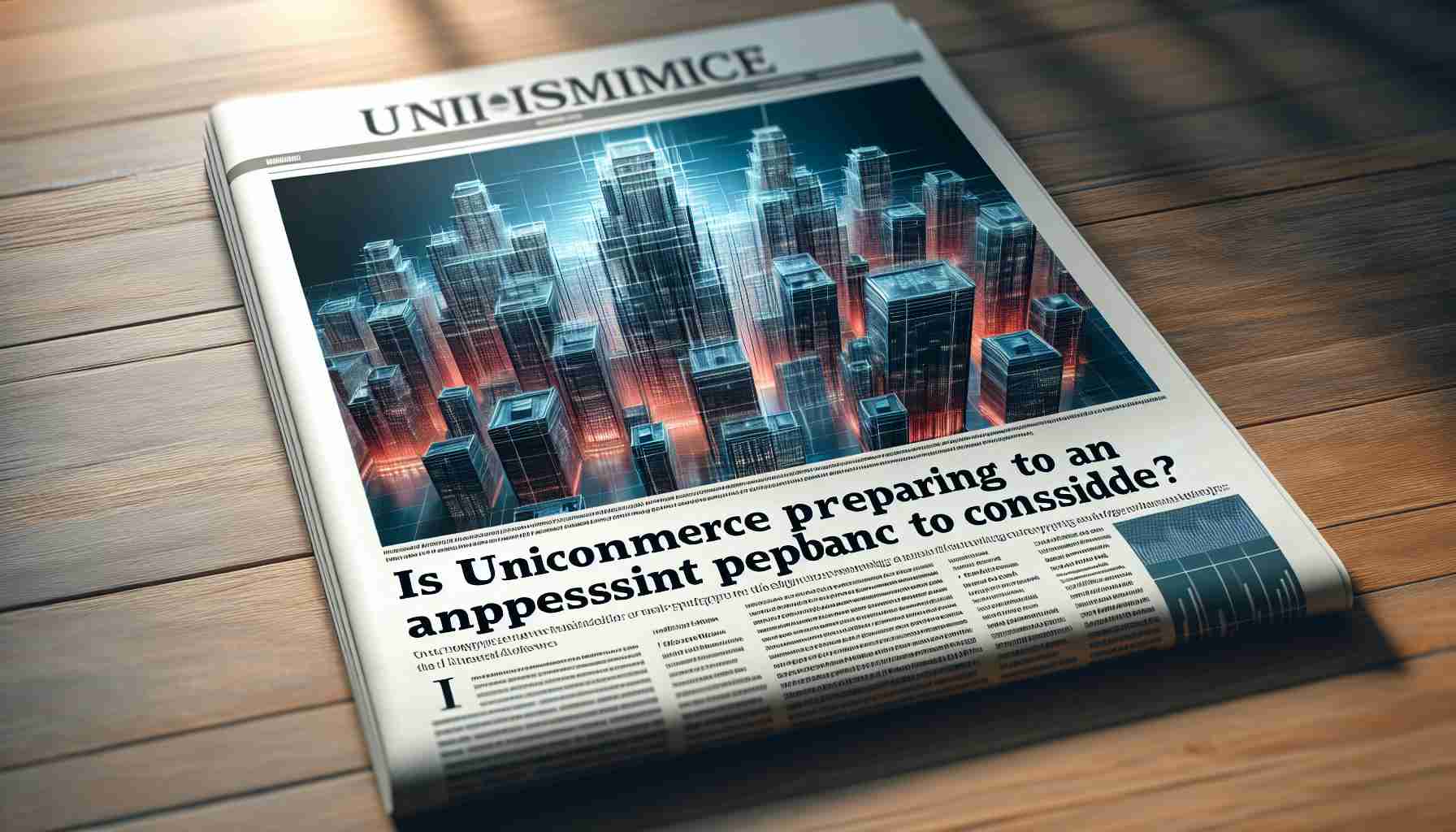 A HD image of a newspaper article with headline: 'Is Unicommerce Preparing for an Impressive Public Debut? Insights to Consider'