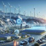 A realistic high definition image depicting the future of clean energy. The scene contains innovative and futuristic technologies such as wind turbines, solar panels, and electric vehicles. Geothermal plants and hydroelectric dams could be part of the background landscape, representing the diverse sources of renewable energy. The sky is clear, suggesting the reduction of air pollution. Advanced machines are seen meticulously working on the maintenance and improvement of these systems, symbolizing continuous progress in clean energy solutions.