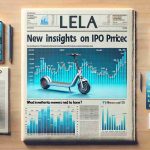 Generate a realistic HD image displaying the text 'New Insights on Ola Electric's IPO Price: What Investors Need to Know' in the form of a front-page newspaper headline, accompanied by related images such as bar graphs showing trends, stock market numbers, and maybe an electric scooter (as a symbol of the Ola Electric company).