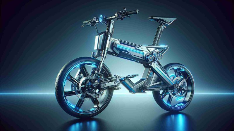 Futuristický skladateľný elektrický bicykel odhalený.