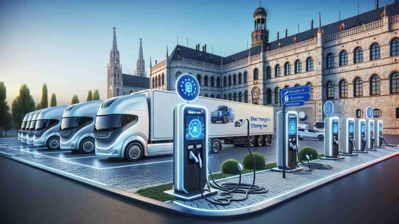 Neues elektrisches LKW-Ladungsnetzwerk in Europa vorgestellt