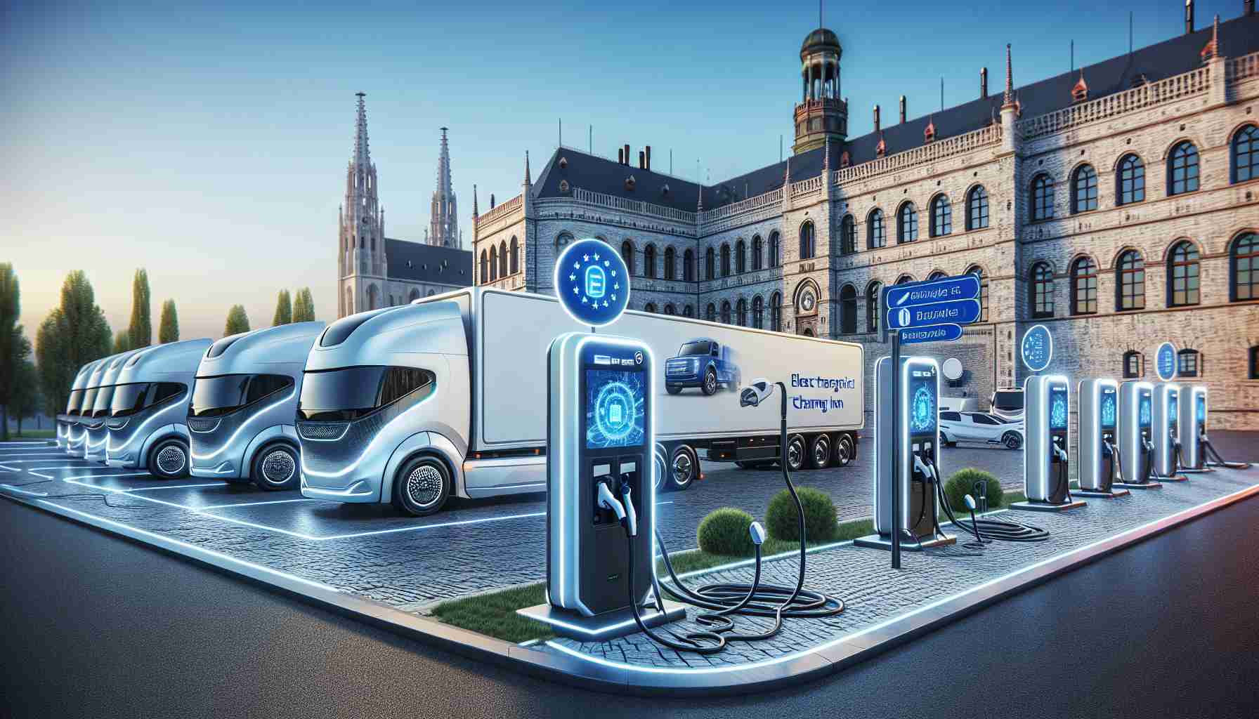 Nouveau réseau de recharge pour camions électriques dévoilé en Europe