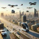 A realistic, high-definition image representing future trends in personal aerial transportation. The scene could contain a couple of different flying vehicles, showcasing potential advancements in technology. Include diverse designs, such as compact aerial pods for individuals and larger ones for families. Ensure these vehicles are integrated harmoniously into a cityscape, demonstrating the impact of these new transport modes on infrastructure, traffic, and general city life. Some of these vehicles could be on the ground, taking off, or flying above the buildings. Everyone should wear safety gear, and the sky could be clear to symbolize an optimistic view of the future.