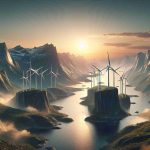 Create a high-definition, photorealistic image of a Nordics landscape in Norway, featuring its majestic fjords, rugged mountains, and translucent lakes. Intricately integrated into the setting are contemporary wind turbines, symbolizing the upcoming innovation in wind energy. The turbines are effortlessly perched within the landscape, harnessing the wild energy of the wind, leaving a trail of sustainable possibilities for the future. Illuminated by a radiant sunset, the scene holds a promise of persistent progress in sustainable energy.