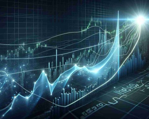 A photorealistic, high-definition image depicting the trajectory of a promising energy stock represented by a line graph over time. The graph shows the stock's value soaring and then falling dramatically, clearly illustrating the unpredictable nature of the stock market.