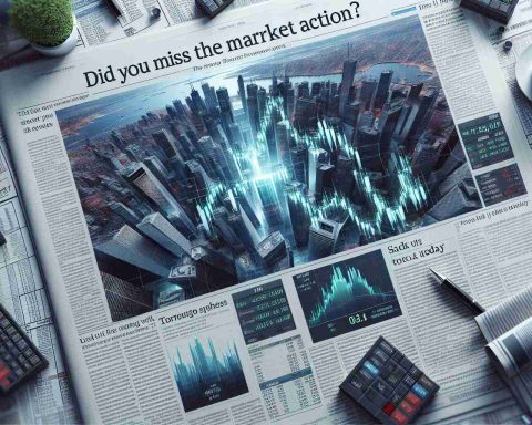 Realistic high-definition image of a newspaper article with the headline 'Did You Miss the Market Action? Find Out If the Toronto Stock Exchange Was Open Today'