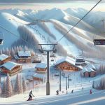 A high definition, realistic image of an upgraded ski resort designed to enhance the winter experience. The image should capture the freshly groomed ski slopes, new high-speed chairlifts soaring above, and state-of-the-art warming huts dotting the landscape. In the background, snow-capped mountains tower, shading the modern resort facilities. Envision skiers of variegated descents and genders enjoying the improved amenities, skiing down the lively slopes with their vibrant ski equipment. The scene is bathed in the soft glow of winter sunlight which reflects brilliantly off snow, creating intricate patterns on the landscape.