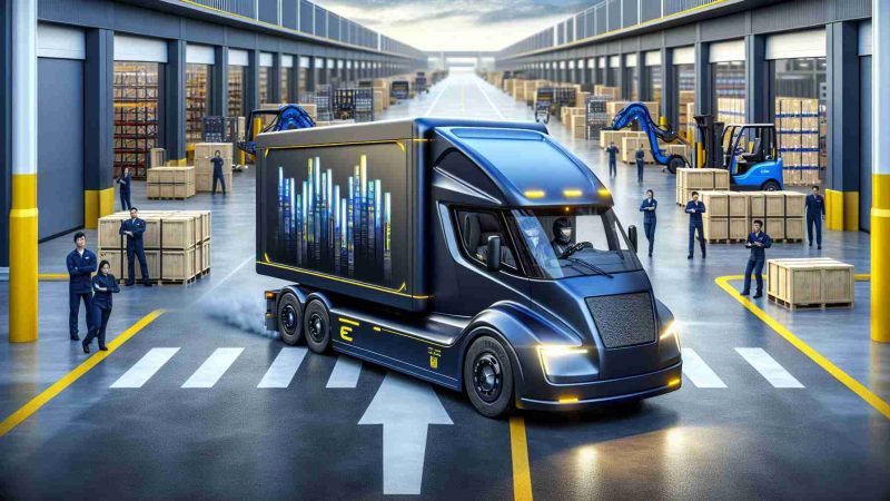 Camion électrique révolutionnaire réussit avec succès les essais pour une grande entreprise logistique