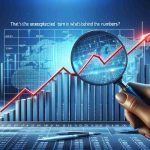 Realistic HD representation of the concept 'The Unexpected Turn in Market Shares: What's Behind the Numbers?'. Show a graph dramatically changing its course in the middle, indicating an unexpected turn in market shares. Add a magnifying glass focusing on the point where the shift happens, symbolizing investigation of what's behind the numbers.