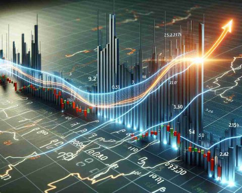 Realistic high-definition image of a stock market graph, representing a sudden and unexpected move by the energy transfer company. The graph showcases a significant change in the company's stock value, indicating a surprising strategy or event that has left financial experts engaged in discussions.