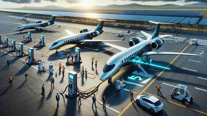 Revolution der nachhaltigen Luftfahrt mit elektrischen Flugzeugen