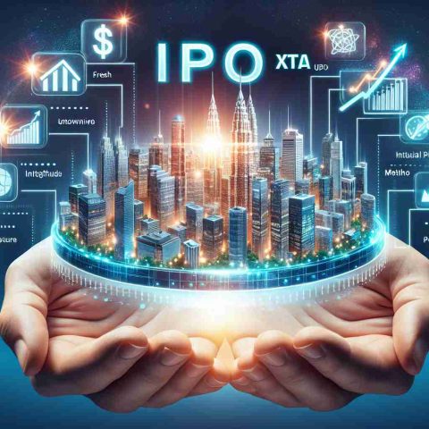 Create a realistic HD image that visualizes the concept of a fresh and innovative approach to Initial Public Offerings (IPOs). The image should include elements that represent the 'Xtra' factor in 'IPO Xtra', sparking intrigue and hype about the unknown prospects and potential in this method. Please refrain from including any copyrighted or proprietary elements.