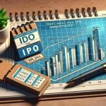 Generate an image that represents a 'Don’t Miss This IPO Opportunity!' concept. The visual should contain a thematic calendar marked with important dates, a growing bar chart representing an investment increase, and finally, a pen and a paper symbolizing the preparation for this opportunity. The focus should be on realism and high definition quality.