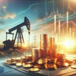 A high-definition, realistic image illustrating the concept of oil and gas drilling as a potentially lucrative investment opportunity of the decade. This could include a range of items such as oil drilling equipment against the backdrop of a sunset, financial charts showing upward trends, and a pile of golden coins symbolizing wealth and good return on investment.