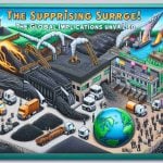 Detailed image depicting the surprising surge of a fictional coal company. Show various stages of coal extraction, employees working diligently on the mining site, and coal-filled trucks heading out. Integrate global implications in the image by portraying different symbols of the countries potentially affected by this rise. Contains text stating 'The Surprising Surge! The Global Implications Unveiled' for context.