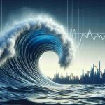 A high-definition, realistic illustration depicting a dramatic fluctuation in the stock market. This scene should metaphorically illustrate a 'surprise twist' that forces a reversal of the tide. The forefront of the scene should ideally capture a large wave, an emblem of the stock market, crashing and dramatically changing direction. This turning tide captures the thrill and suspense of unexpected market shifts.