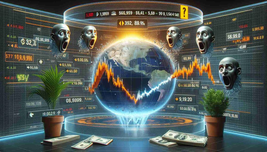 A realistic, high-definition image depicting the concept of an unexpected turn in a stock market, specifically representing Amazon's stock. The image can incorporate elements like a graph with a sudden turn, maybe some upset and surprised traders. Also include some informative elements that might hint at details or knowledge one would need to understand this event. Please refrain from including specific real-life people.