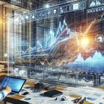 Construct an HD realistic representation of a visual chart monitoring the progress of a specific stock. Overlay this with graphs, line trends, and various data indicators that could help analyze the key drivers of its performance.