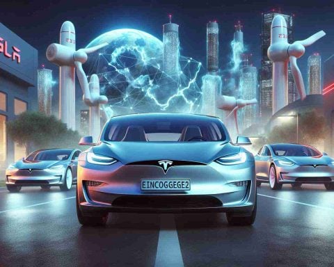 Realistic high-definition image of a new Tesla challenge. Incorporating hydrogen?