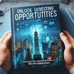 A high-definition, realistic image of a book cover titled 'Unlock Ultimate Investing Opportunities: Discover the Surprising Perks of IPO Pre-Application'. The cover should exude professionalism with a modern design, possibly including thematic elements that hint at financial markets and initial public offerings. Please ensure that the title and subtitle are clearly readable.