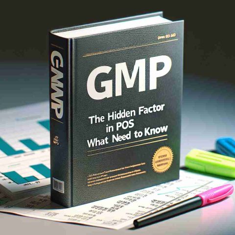 Realistic HD illustration of a book titled 'GMP: The Hidden Factor in IPOs. What You Need to Know' displayed prominently on a desk. The cover of the book should be visible, with the title written in bold, eye-catching letters. A highlighter and some financial charts should be laying next to the book, signaling the analytical themes within. The atmosphere should be quiet, evocative of studying or strategical planning, and the lighting should be clear and focused on the book.