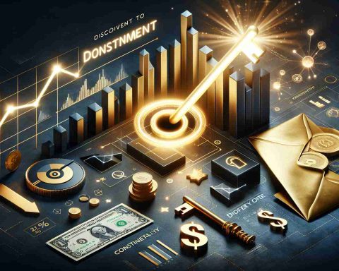 An image representing the concept of discovering the secret to consistent financial returns. This includes elements indicative of financial growth and stability, like upward trending graphs, a glowing key symbolizing 'secret', and a golden offer envelope to represent Dominion's offers. All elements are displayed in a high-definition, realistic style.