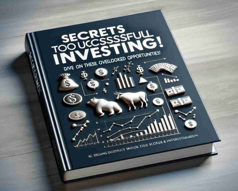 A high-definition and realistic image of a book cover entitled 'Secrets to Successful Investing! Dive Into These Overlooked Opportunities'. The cover should have a design that exudes sophistication and intelligence, featuring symbols associated with investing such as graphs, money, and a bull & bear. The overall presentation should entice potential readers, piquing their interest in the hidden investment opportunities the book discusses.