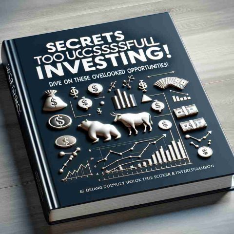 A high-definition and realistic image of a book cover entitled 'Secrets to Successful Investing! Dive Into These Overlooked Opportunities'. The cover should have a design that exudes sophistication and intelligence, featuring symbols associated with investing such as graphs, money, and a bull & bear. The overall presentation should entice potential readers, piquing their interest in the hidden investment opportunities the book discusses.